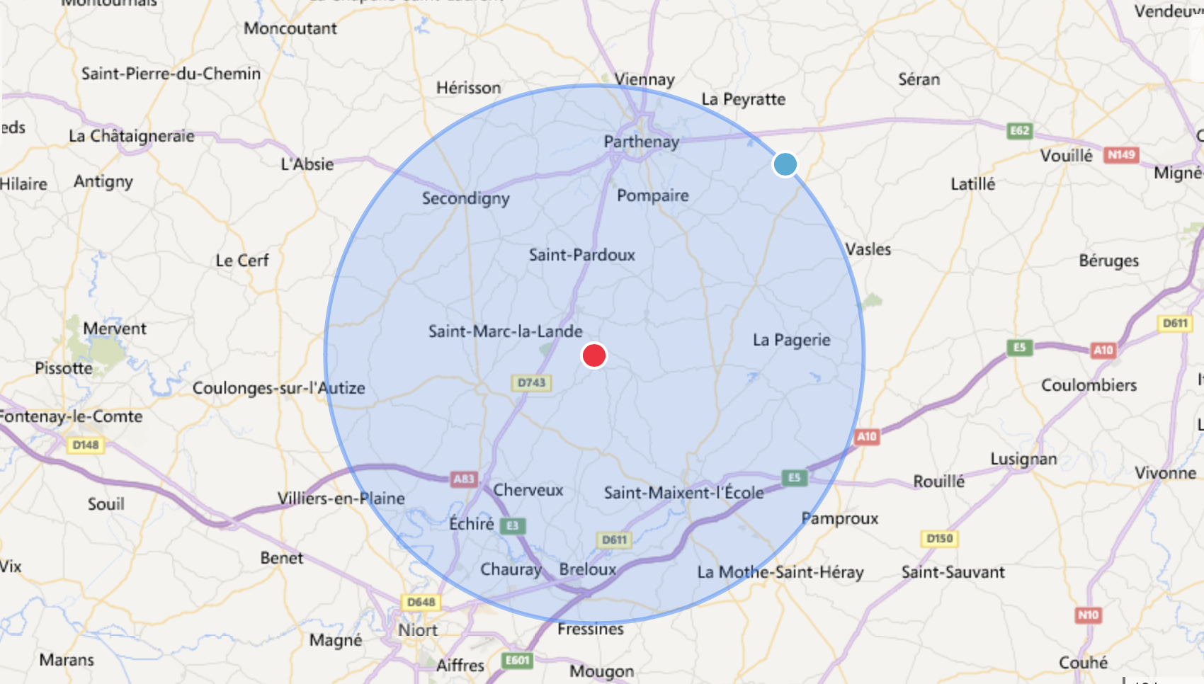 Illustration de l'article : Se déplacer dans un rayon de 20 km