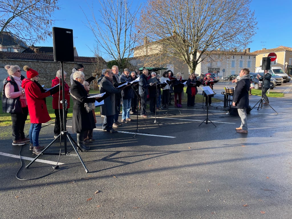 Chorale Keynotes à Verruyes en novembre 2021