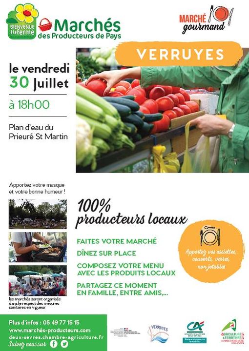 Affiche du marché des producteurs 2021