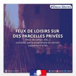 feu de loisirs sur parcelles privées