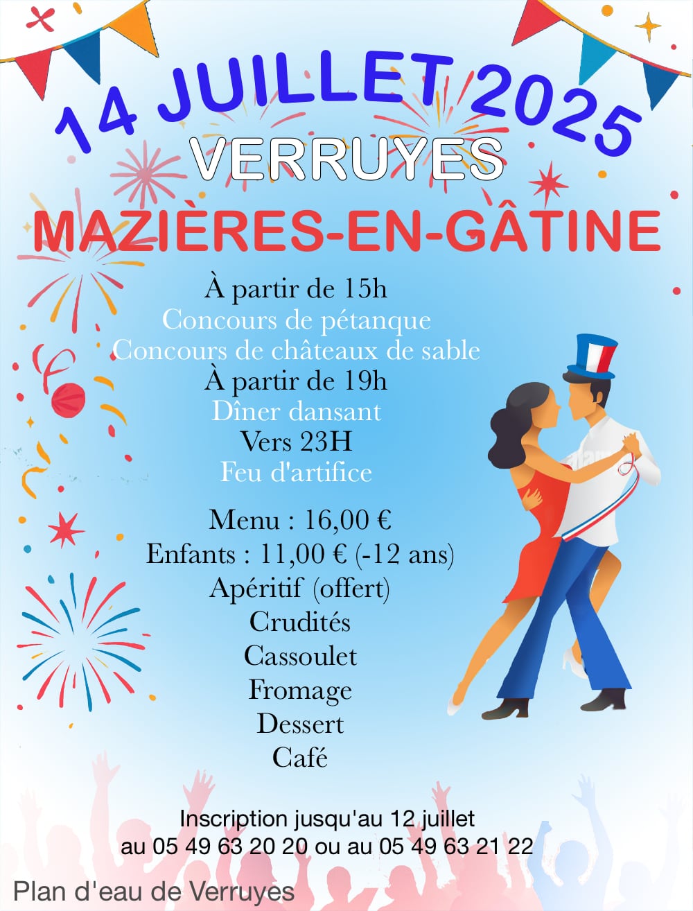 Affiche 14 juillet 2025 -Verruyes
