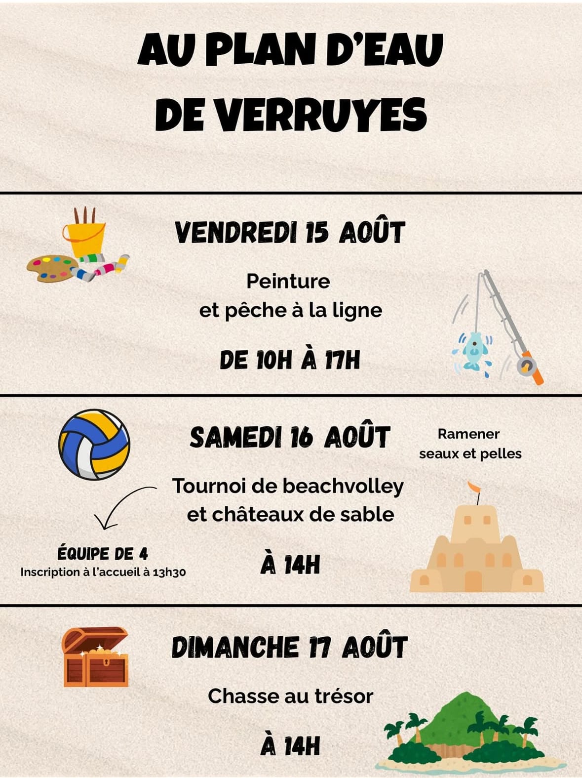 Illustration de l'article : Le plan d'eau FÊTE vos jeux