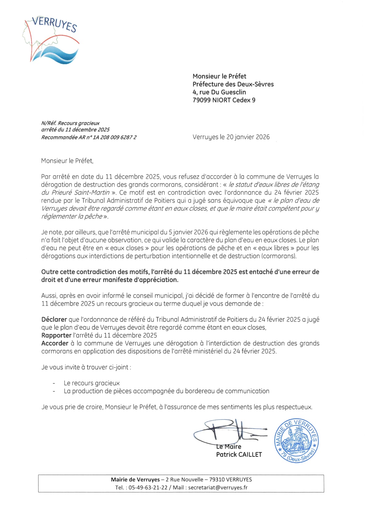 Illustration de l'article : Lettre accompagnement recours